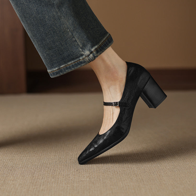 Anna-Berg | Genuine Leather Heels
