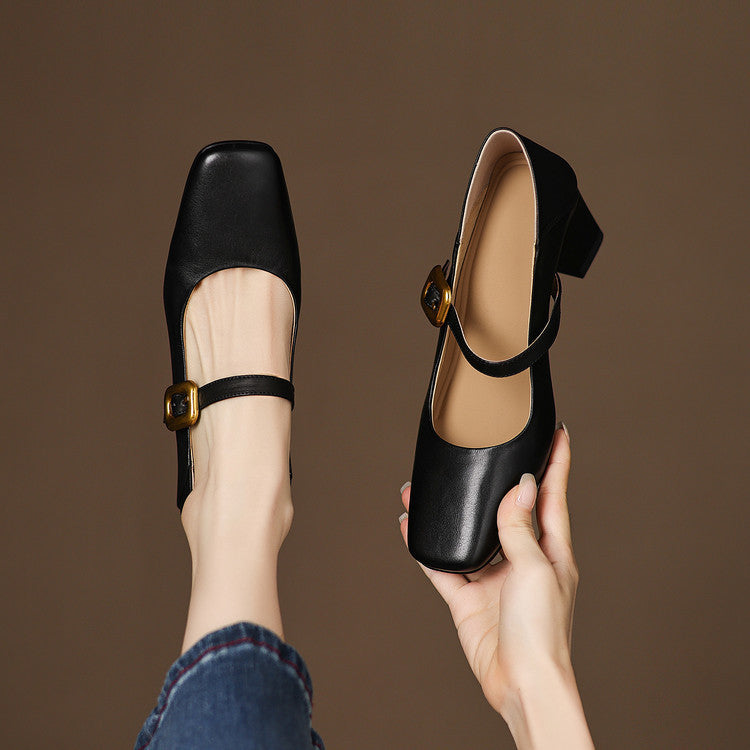 Anna-Berg | Genuine Leather Heels