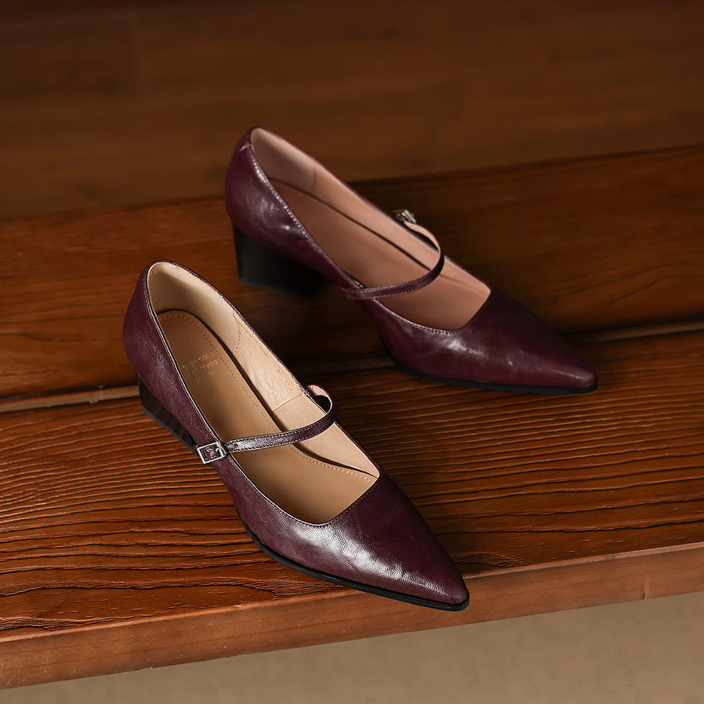 Anna-Berg | Genuine Leather Heels