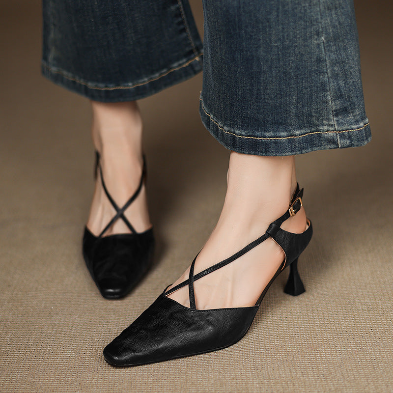 Anna-Berg | Genuine Leather Heels