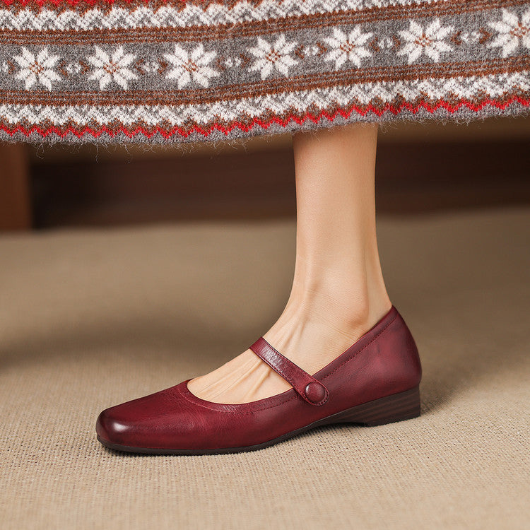 Anna-Berg | Genuine Leather Flats