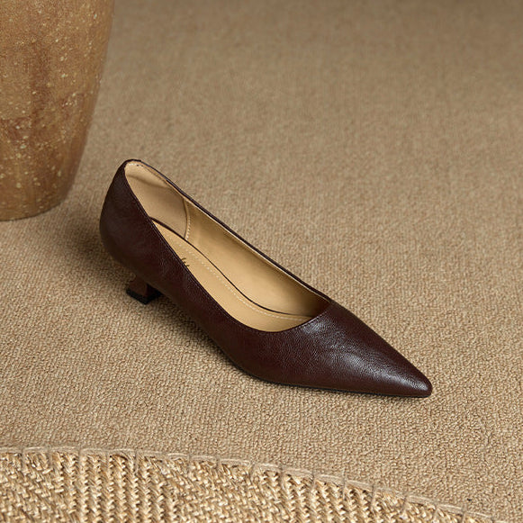 Anna-Berg | Genuine Leather Heels