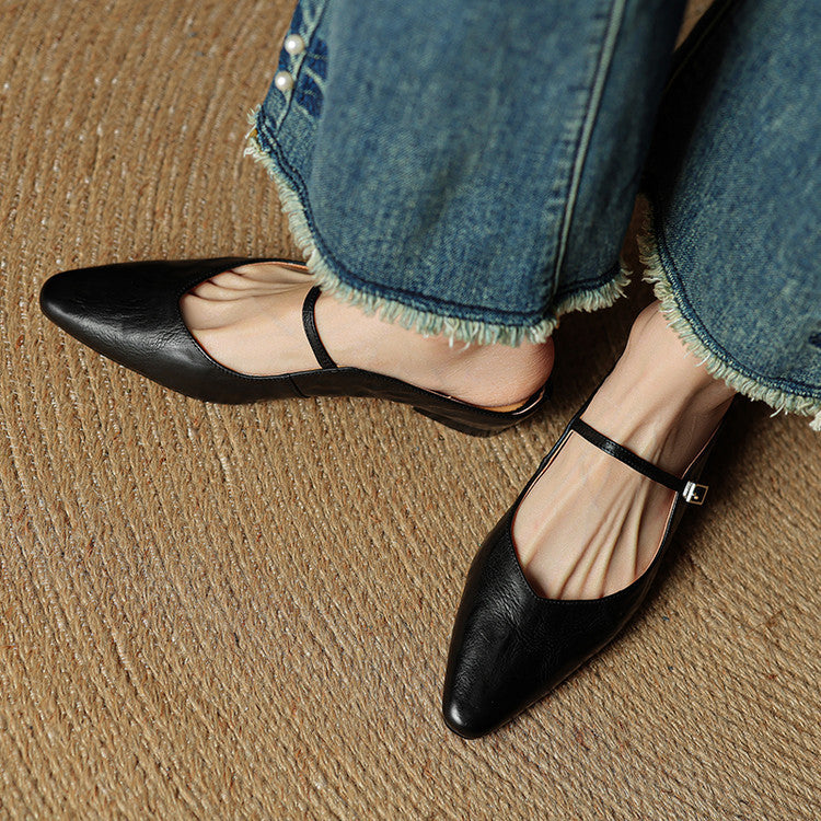 Anna-Berg | Mules + Genuine Leather