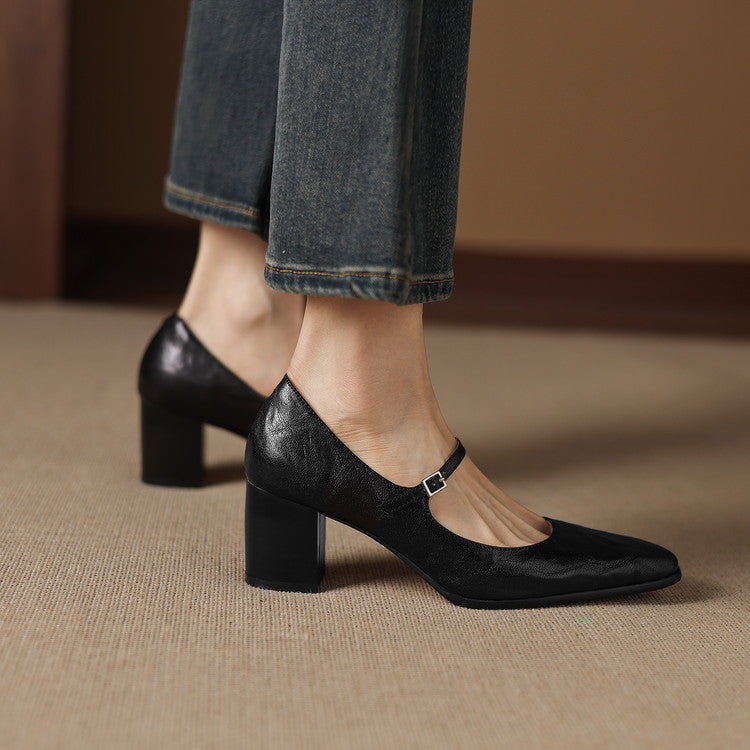 Anna-Berg | Genuine Leather Heels