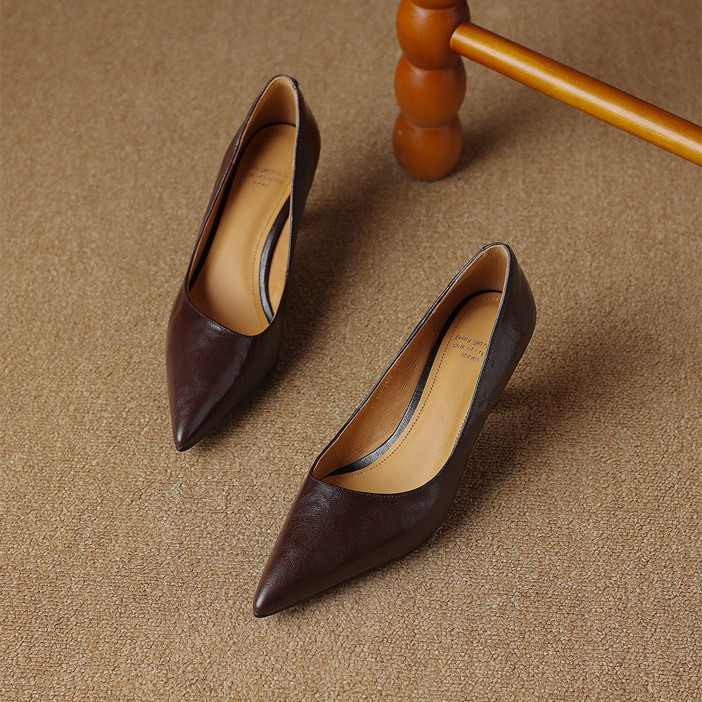Anna-Berg | Genuine Leather Heels