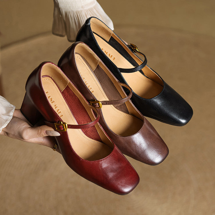 Anna-Berg | Genuine Leather Heels