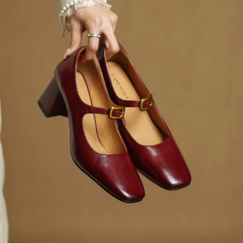 Anna-Berg | Genuine Leather Heels