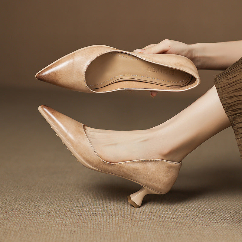 Anna-Berg | Leather Heels