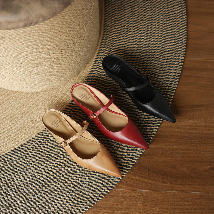 Anna-Berg | Genuine Leather Mules
