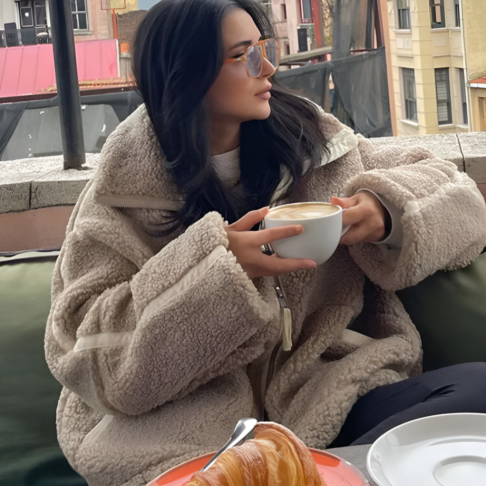 Anna-Berg | Women's Soft Teddy Fleece Jacket