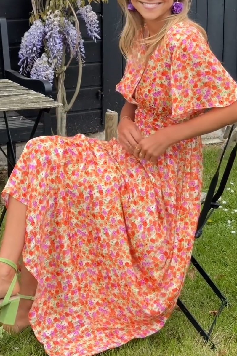 Anna-Berg | Timeless Floral Elegance Maxi Dress