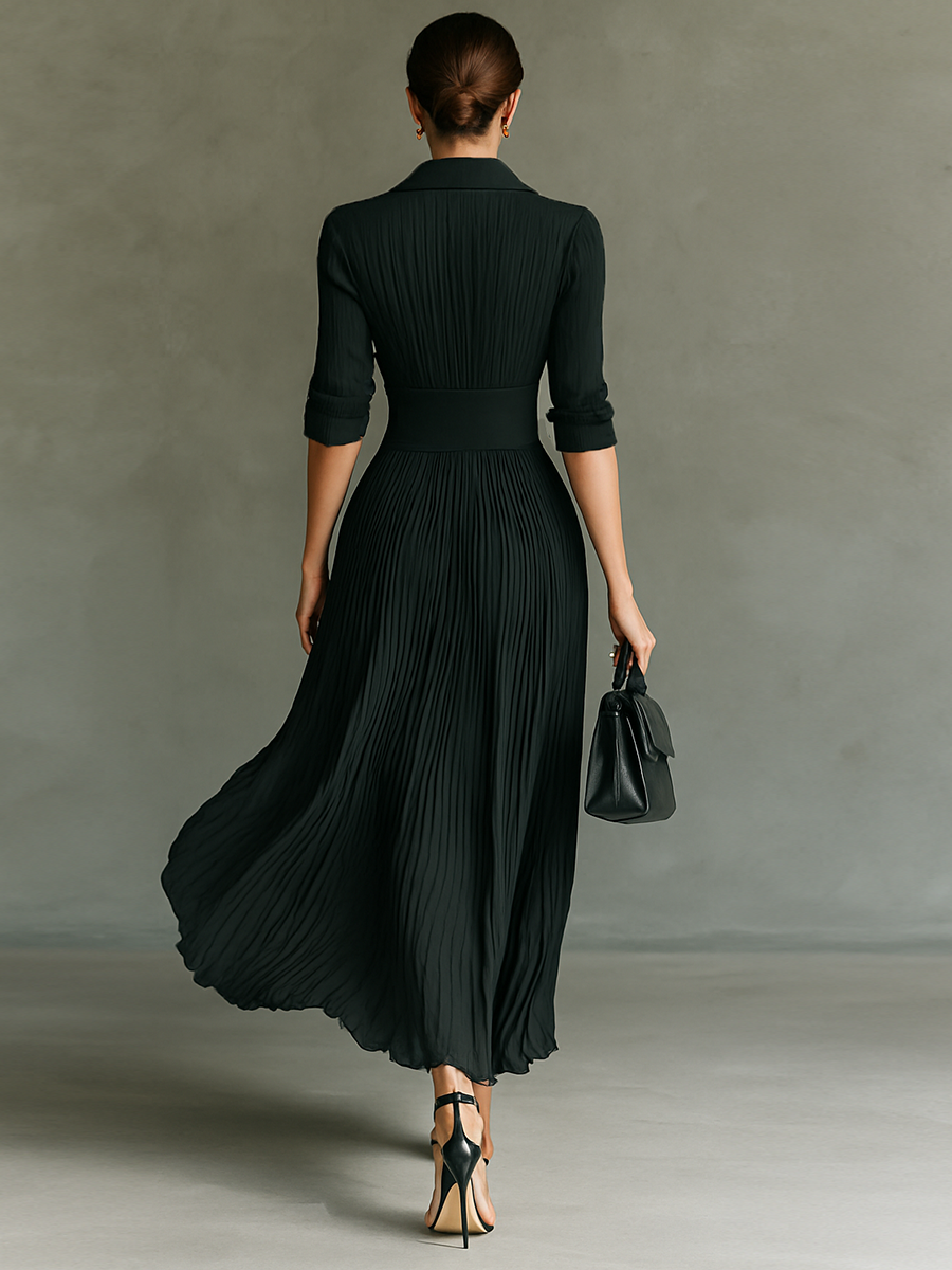 Anna-Berg | Pleated Dress