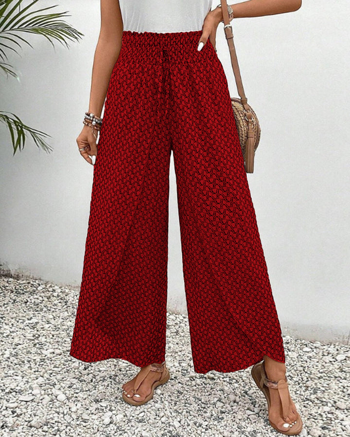 Anna-Berg | Sculpted Relaxed Wide Leg Trousers with a Timeless Finish