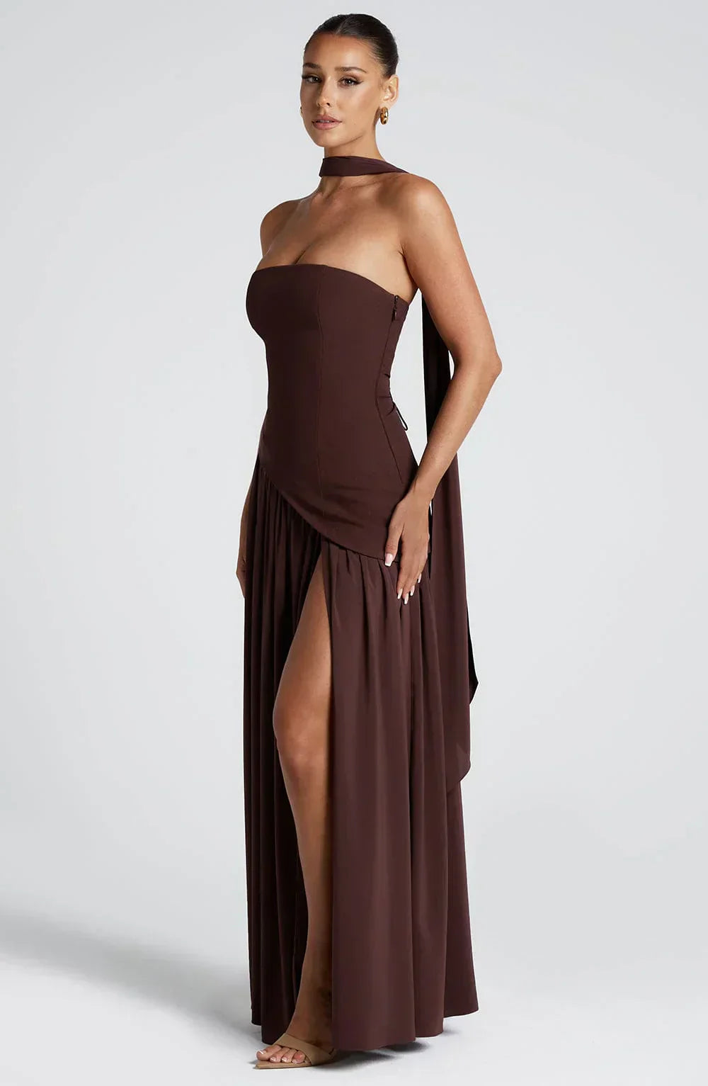 Anna-Berg | Luxe Sculptural Romance Maxi Gown for Every Occasion