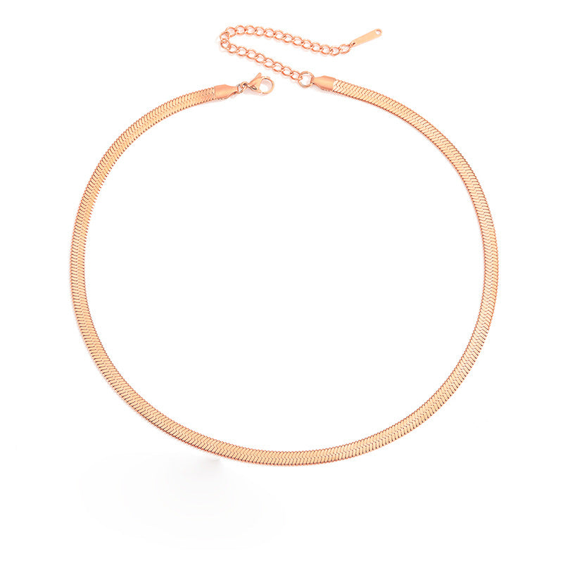 Stella Fishbone Chain Necklace