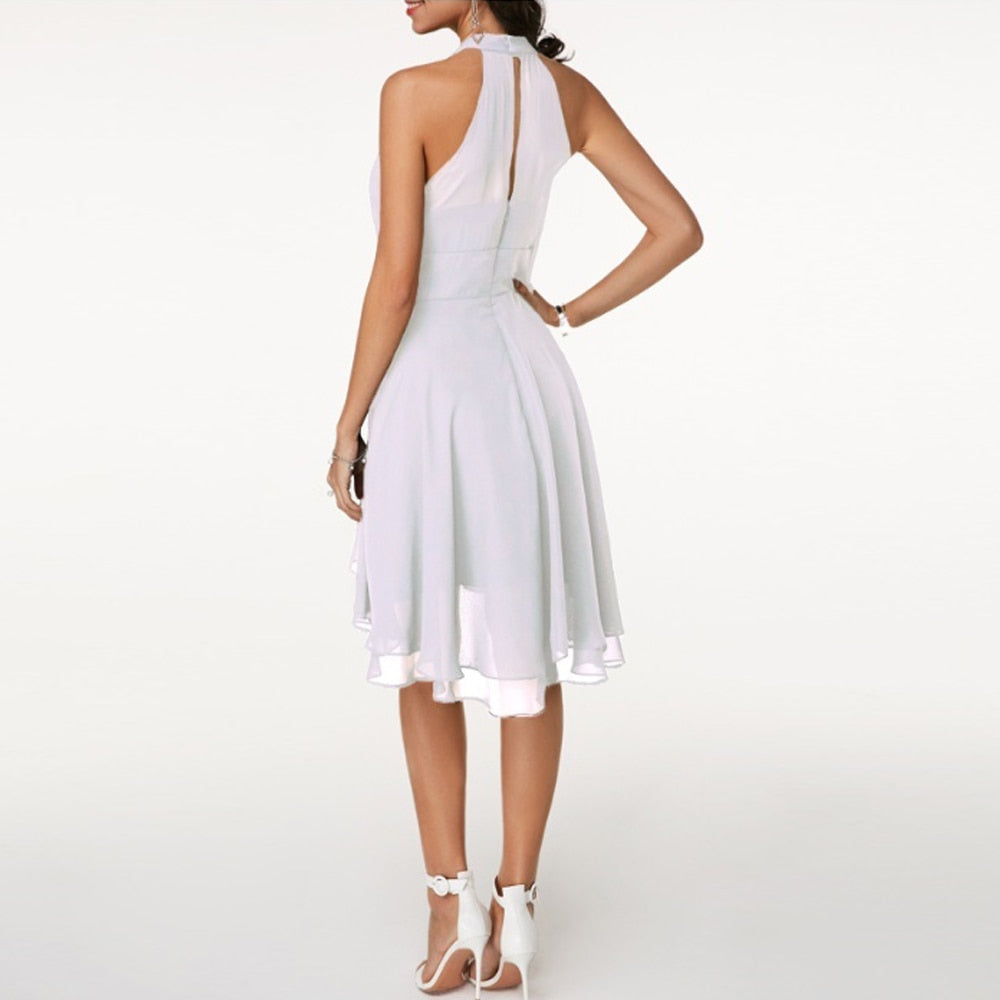 Anna-Berg | Mini Dress, Ruffle Detail
