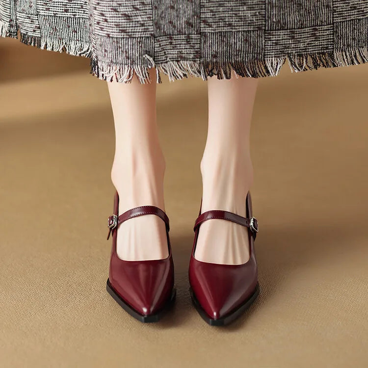 Anna-Berg | Genuine Leather Heels