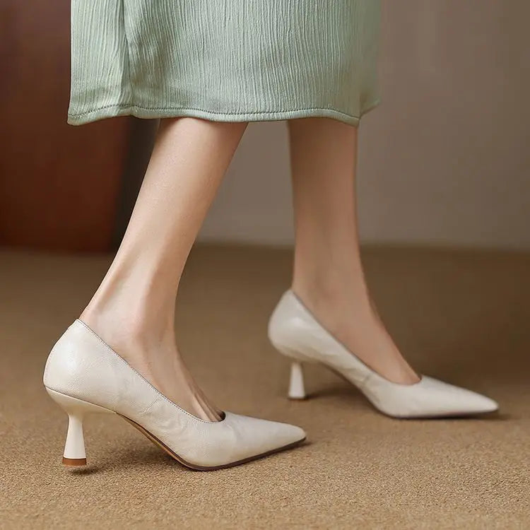 Anna-Berg | Genuine Leather Heels
