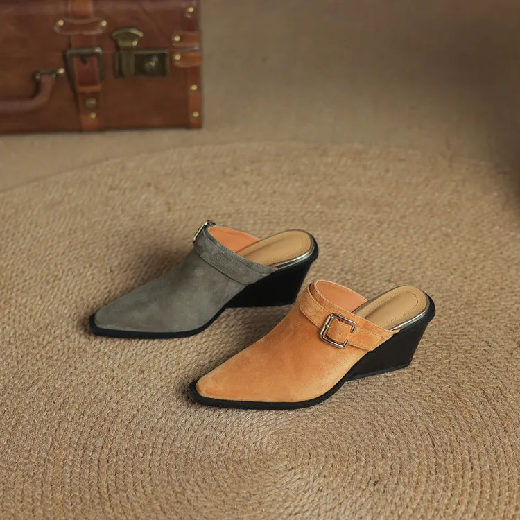 Anna-Berg | Suede Mules