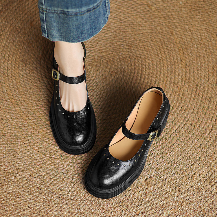 Anna-Berg | Genuine Leather Heels