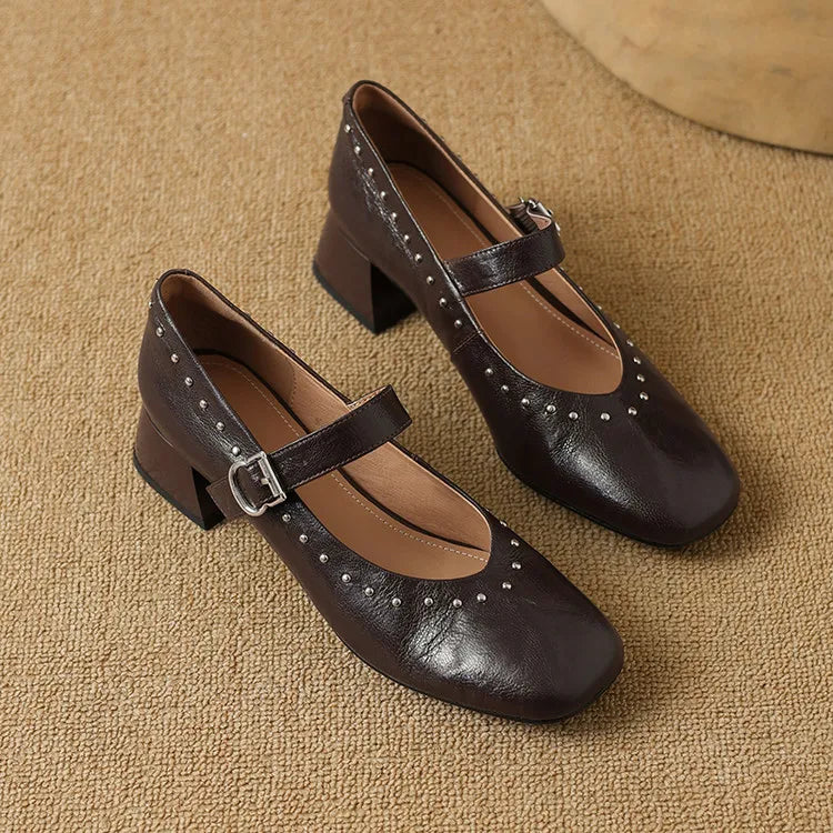 Anna-Berg | Genuine Leather Heels