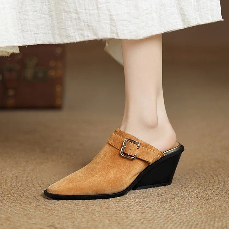 Anna-Berg | Suede Mules