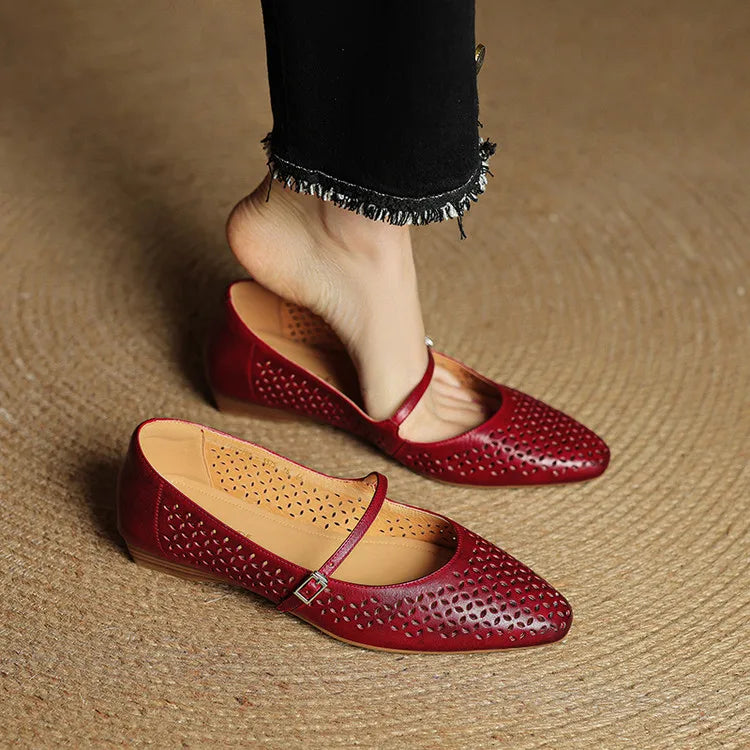 Anna-Berg | Genuine Leather Flats