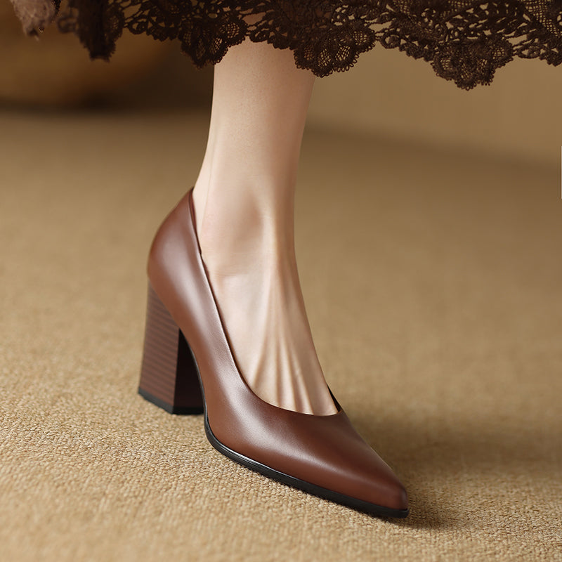 Anna-Berg | Genuine Leather Heels