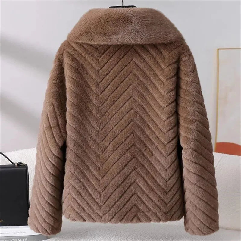 Anna-Berg | Faux Mink Jacket