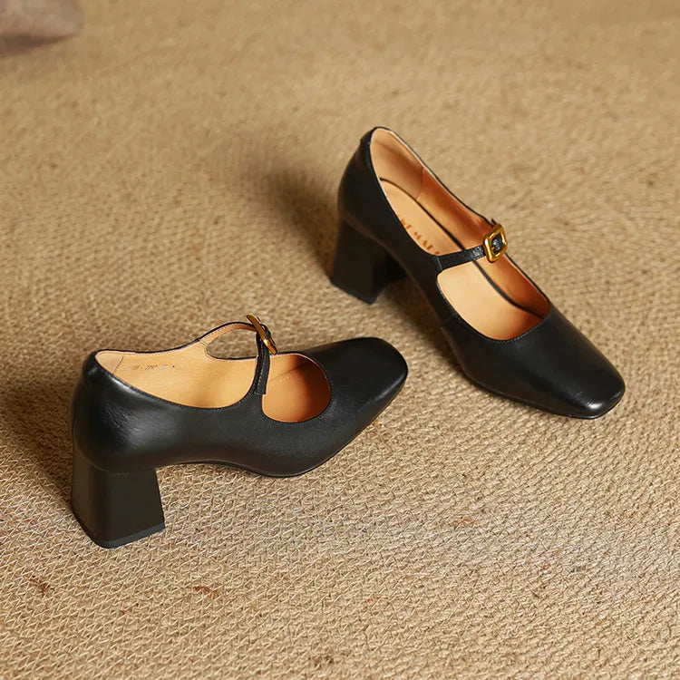 Anna-Berg | Genuine Leather Heels
