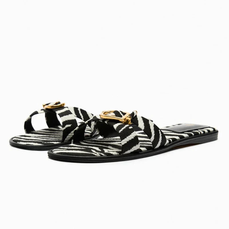 Anna-Berg | Slide Sandal, Italian Leather