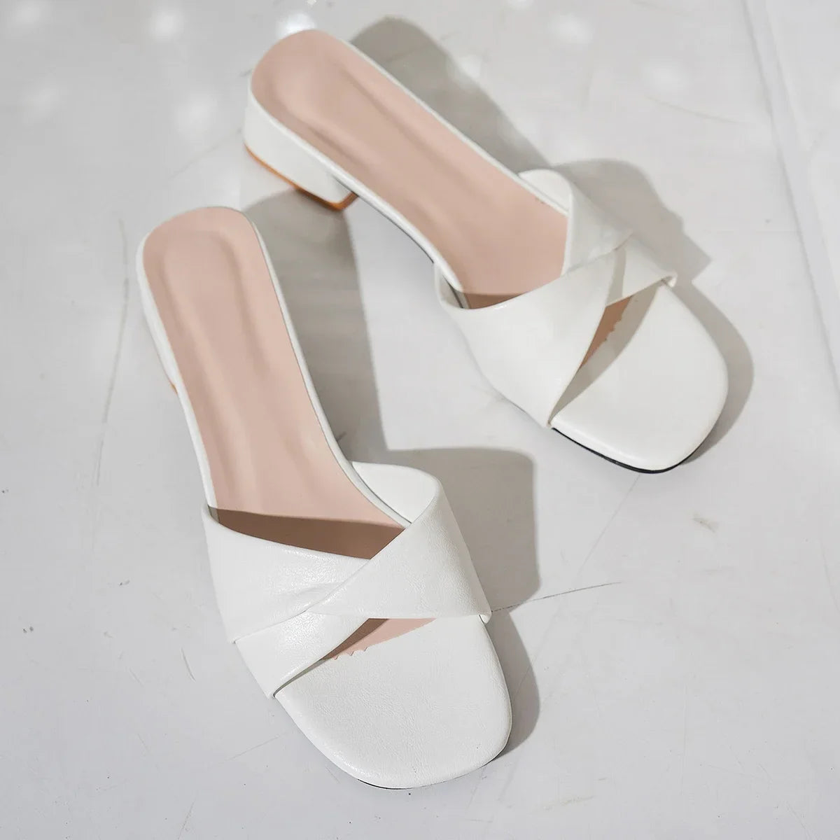 Anna-Berg | Leather Sandals with Ankle Strap