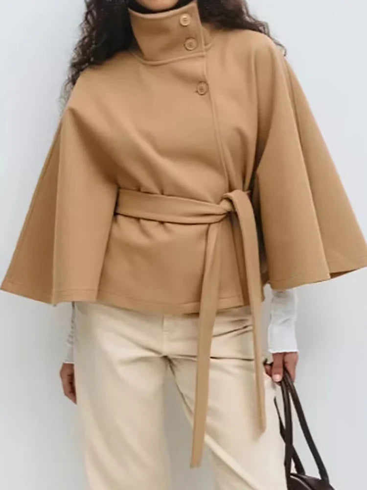Anna-Berg | Cape Coat, Wool-Blend