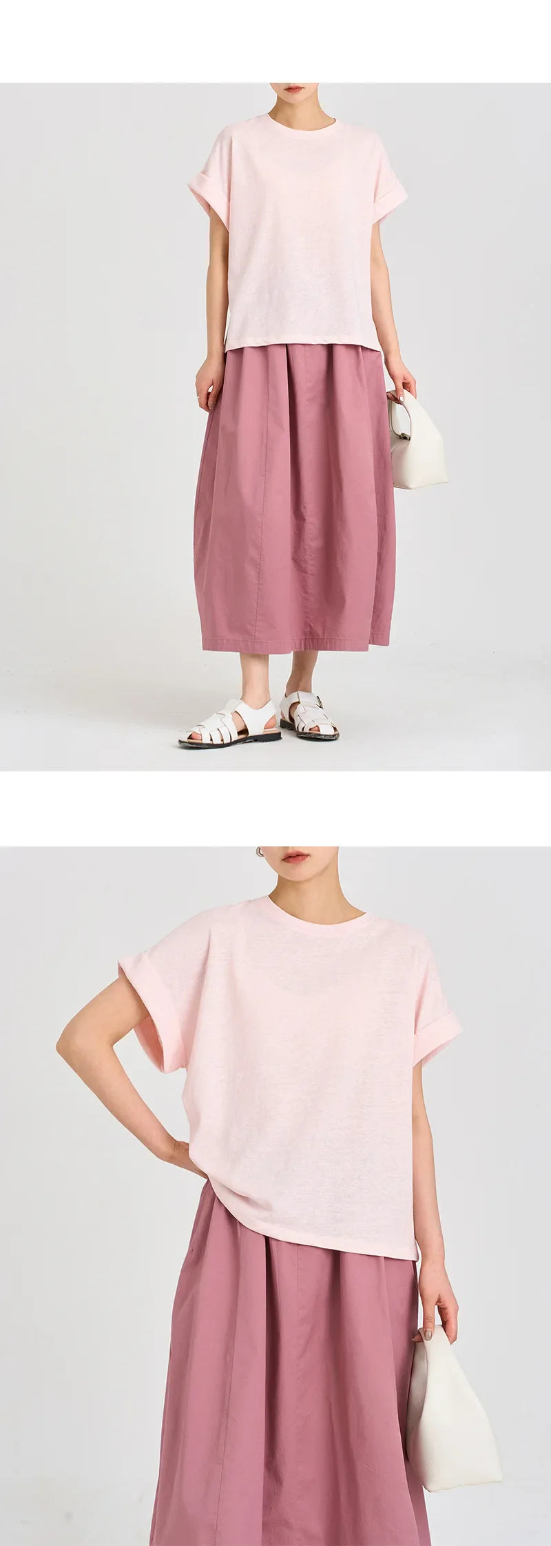 Anna-Berg | Rolled-Cuff Oversized Cotton Jersey Tee