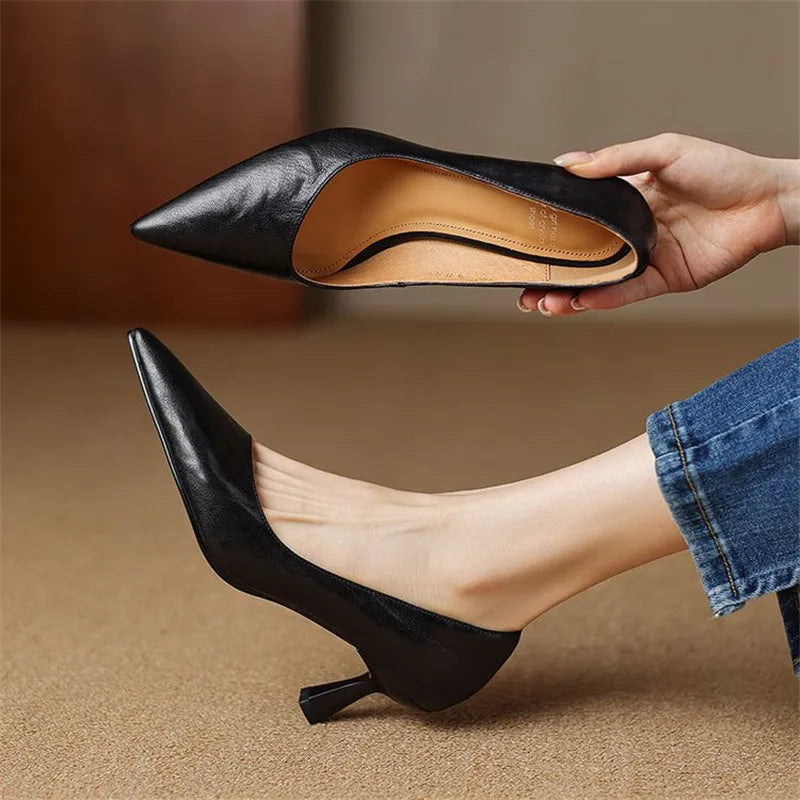 Anna-Berg | Genuine Leather Heels