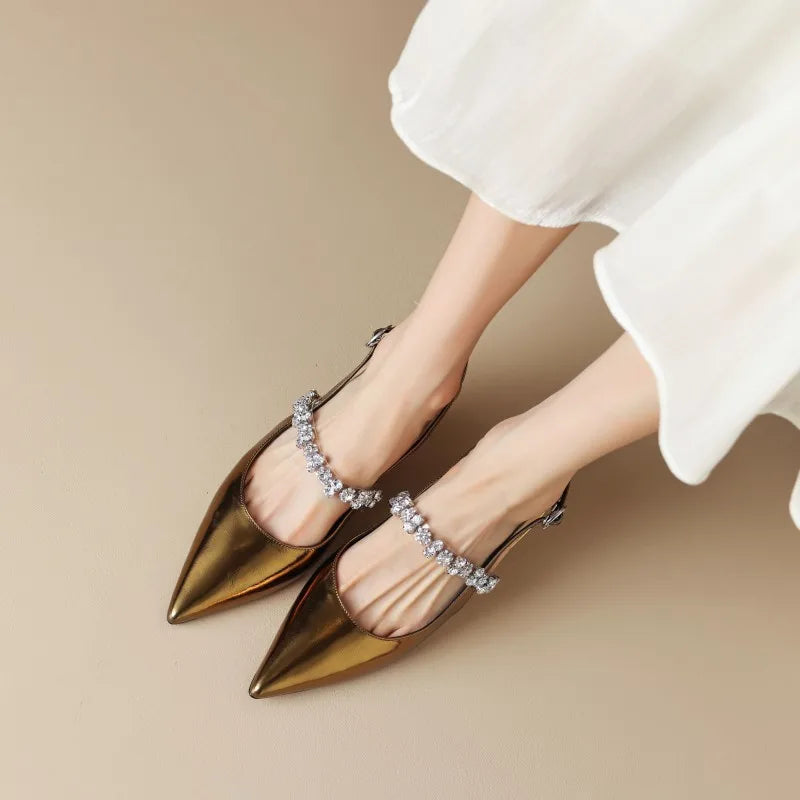 Anna-Berg | Kitten Heels, Elegant, Leather