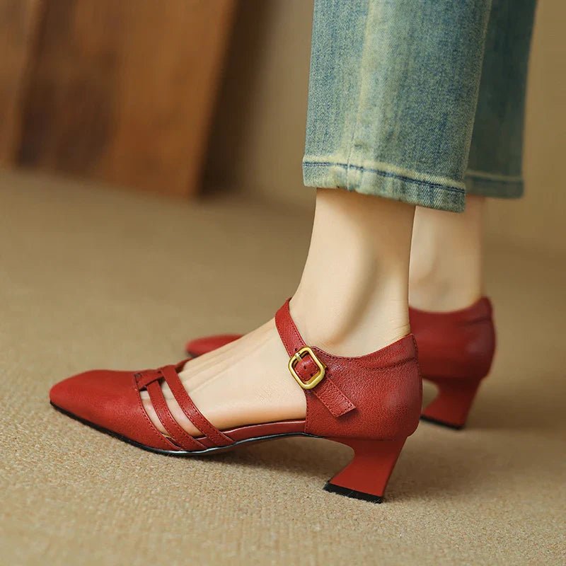 Anna-Berg | Genuine Leather Heels