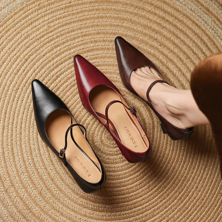 Anna-Berg | Genuine Leather Heels