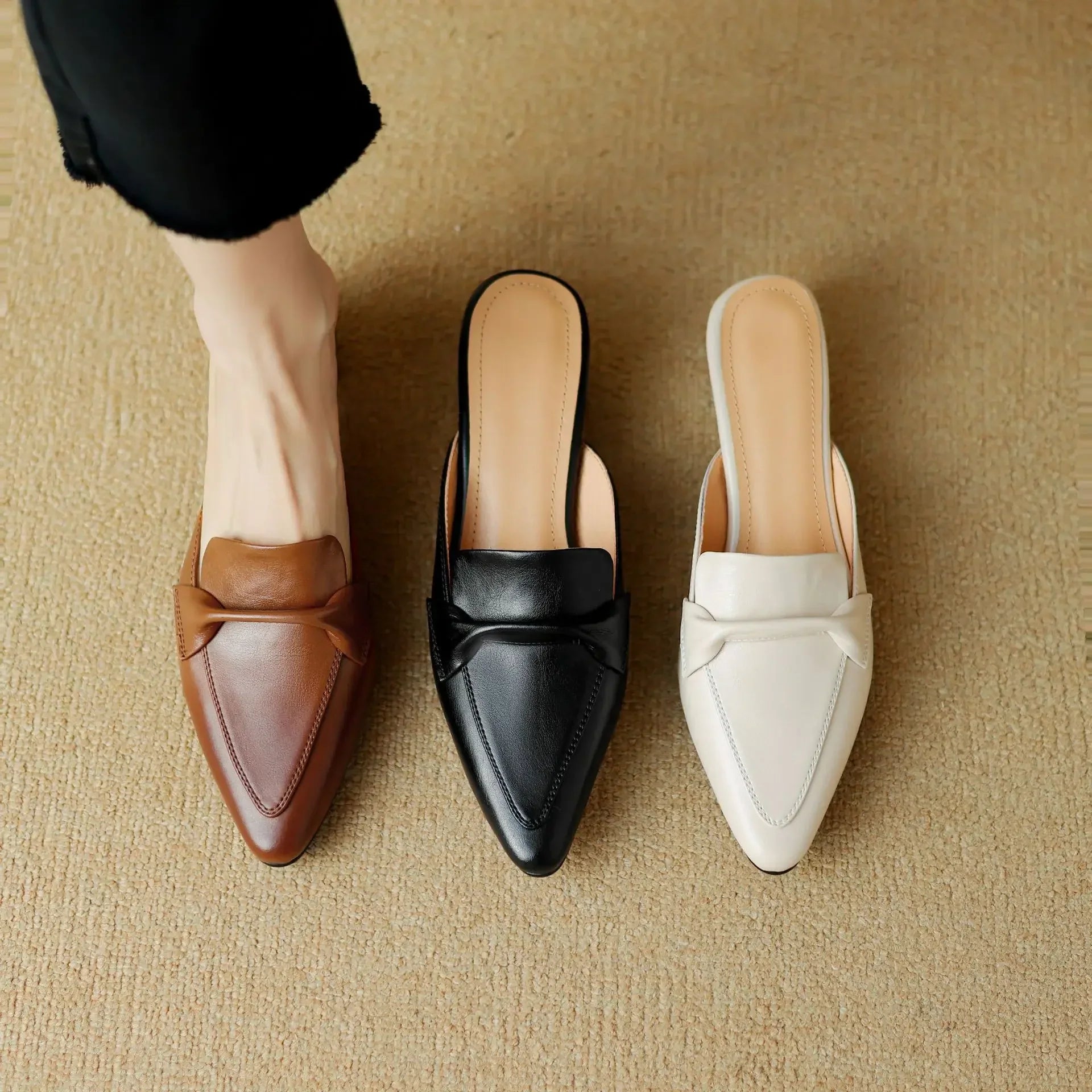 Anna-Berg | Genuine Leather Mules