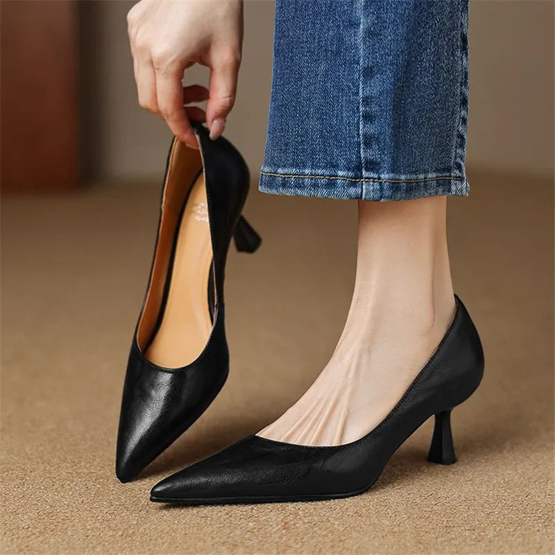 Anna-Berg | Genuine Leather Heels