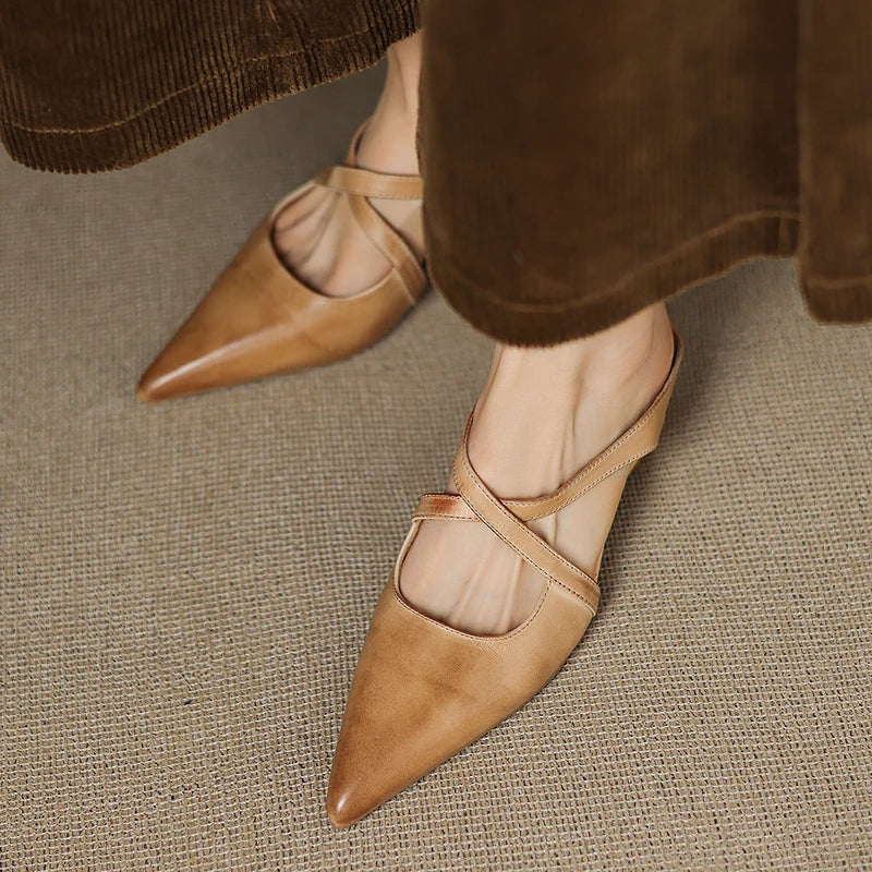 Anna-Berg | Leather Mules