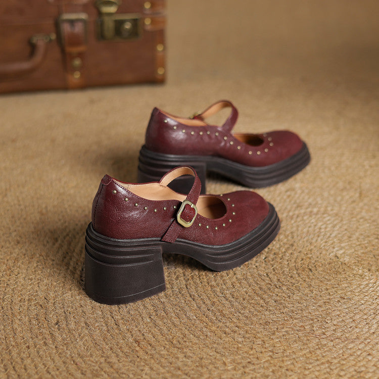 Anna-Berg | Genuine Leather Heels