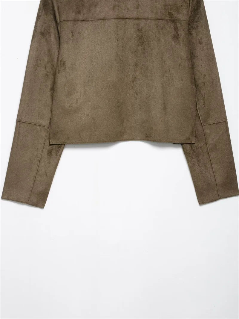 Anna-Berg | Cropped Jacket, Suede