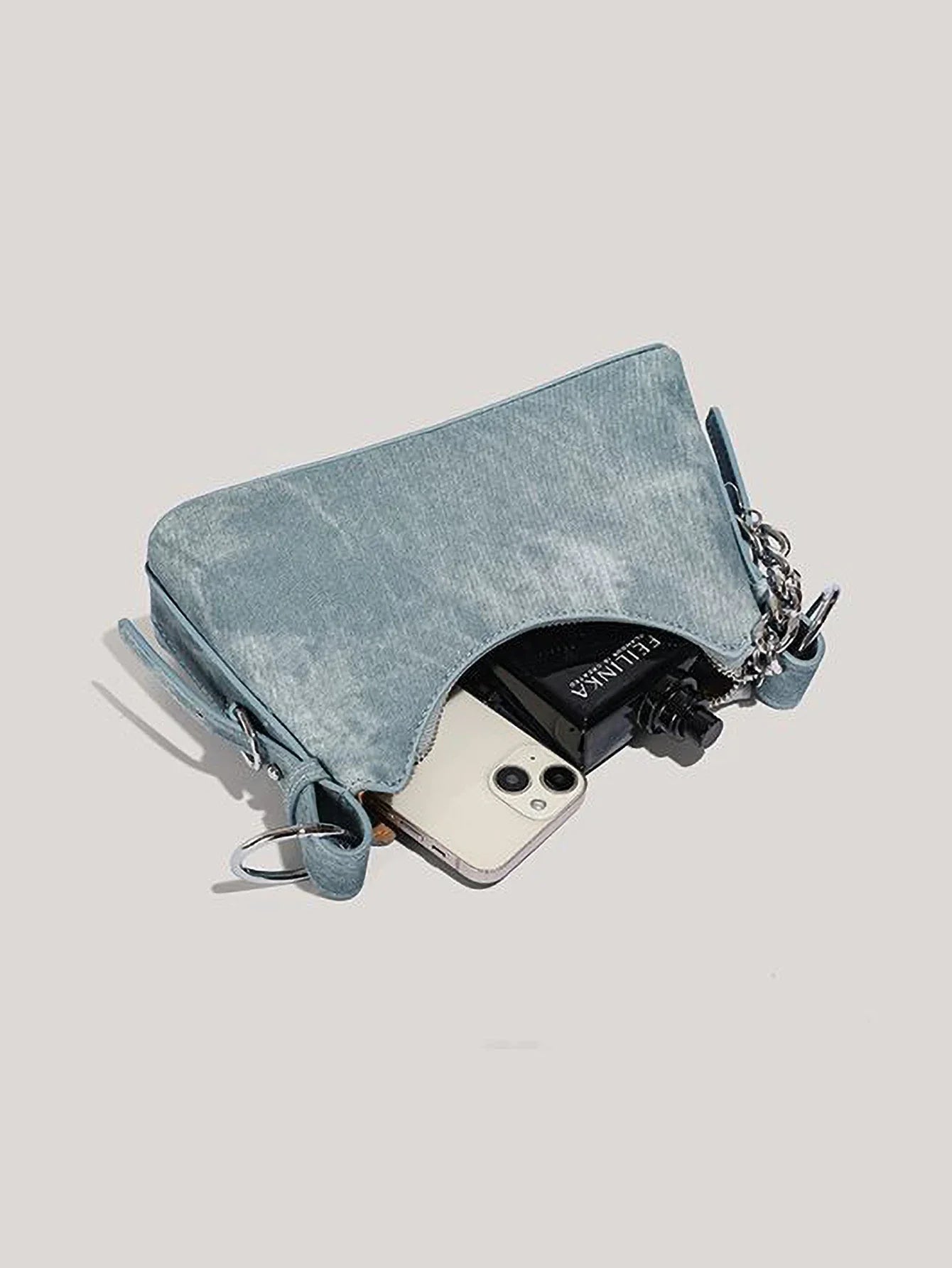 Anna-Berg | Denim Chain Bag