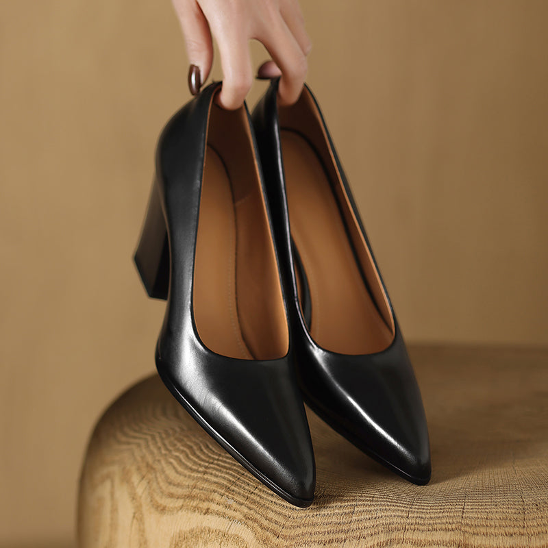 Anna-Berg | Genuine Leather Heels