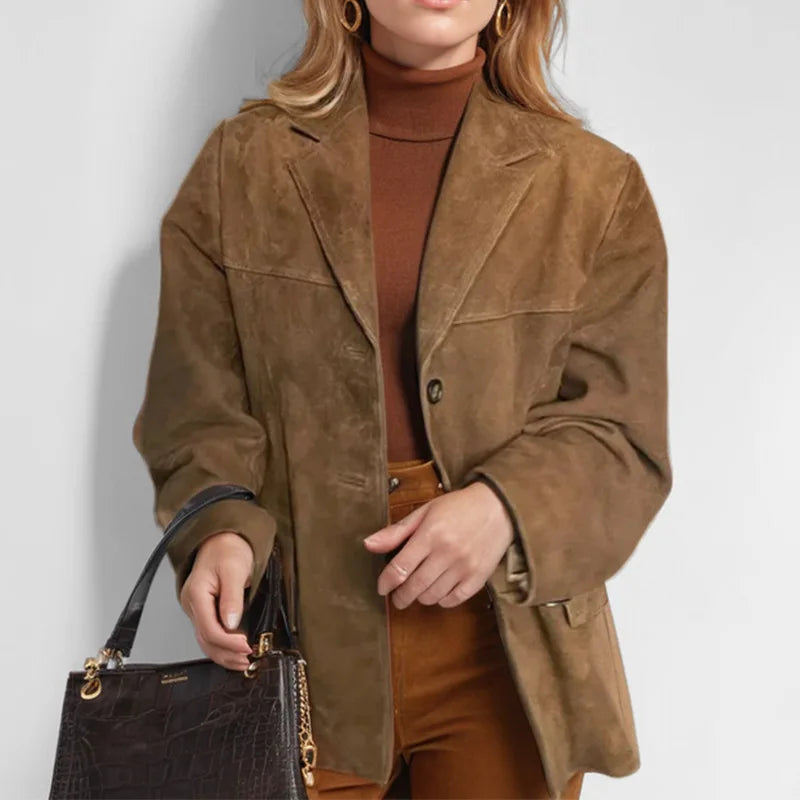 Anna-Berg | Blazer, Suede