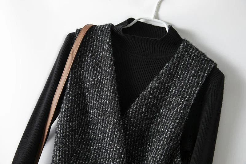 Anna-Berg | Textured Wrap Vest