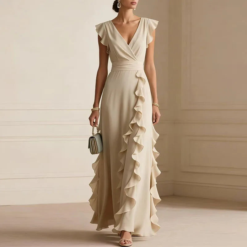 Anna-Berg | Ruffle Trim Dress