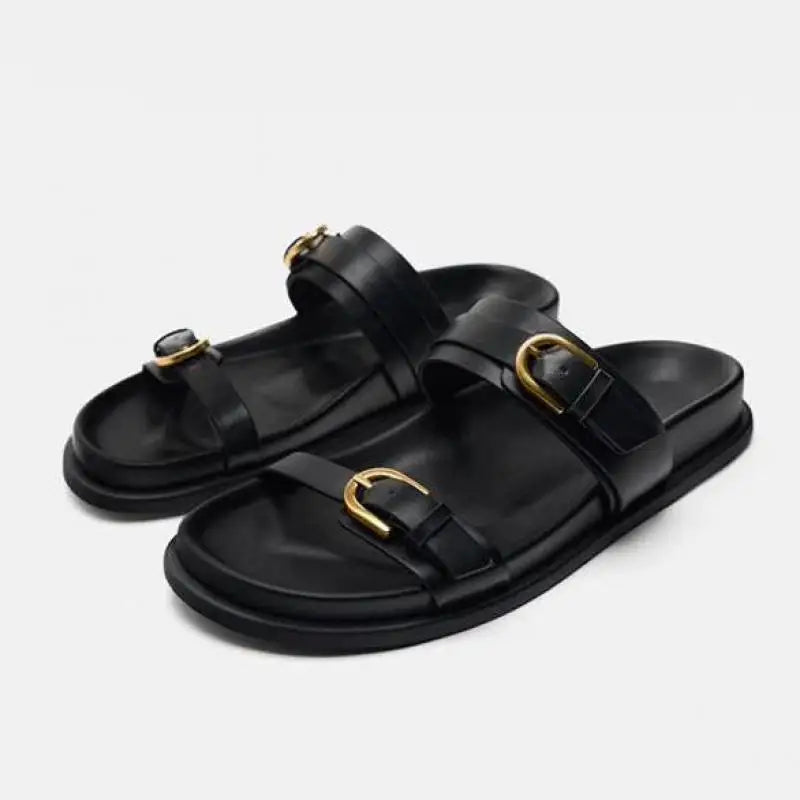 Anna-Berg | Leather Slides
