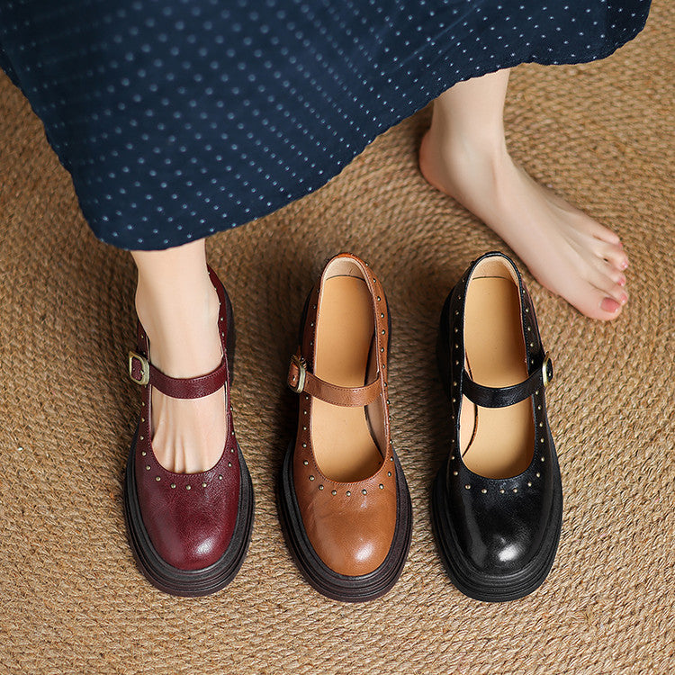 Anna-Berg | Genuine Leather Heels